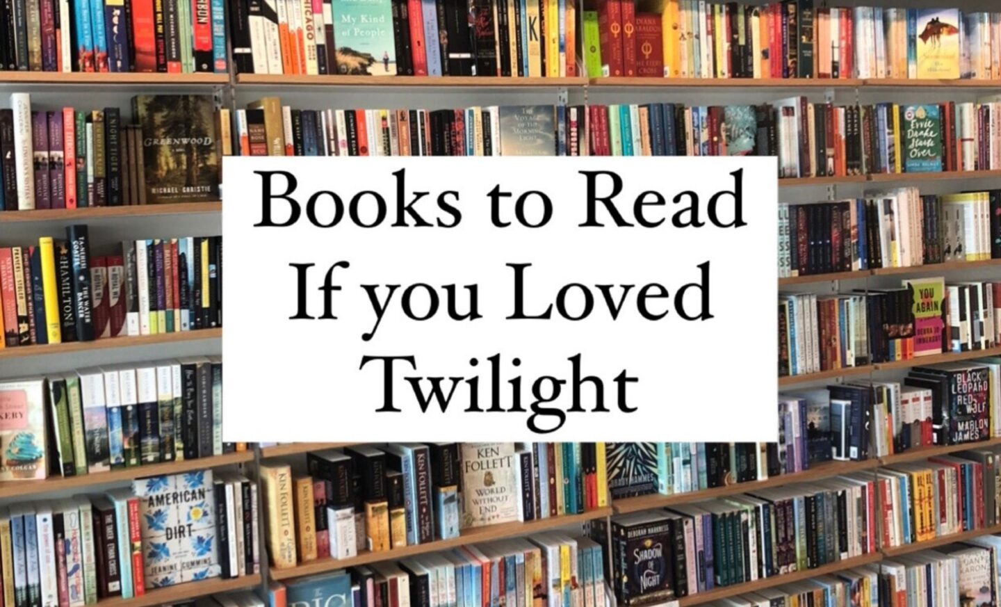 Books to read if you love Twilight - Just like Gilmore Girls